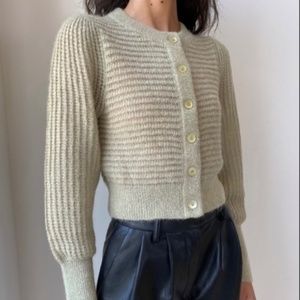 Aritzia Wilfred Alessia Cardigan in Basil Green (SOLD OUT)
